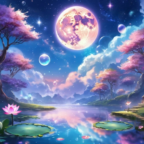 moon and star background,landscape background,unicorn background,cartoon video game background,japanese sakura background,sakura background,fantasy landscape,fairy world,moonlit night,nature background,beautiful wallpaper,children's background,mermaid background,fantasy picture,mid-autumn festival,dream world,spring background,stars and moon,tanabata,fairy galaxy,Illustration,Realistic Fantasy,Realistic Fantasy 01