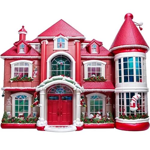 dolls houses,doll house,houses clipart,dollhouses,miniature house,model house,gingerbread house,gingerbread houses,victorian house,children's playhouse,the gingerbread house,christmas house,exterior decoration,two story house,doll's house,playhouses,red roof,dollhouse,bay window,encasements