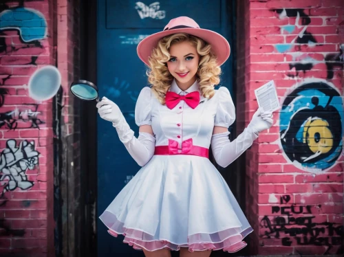 fraulein,waitress,lindsey stirling,alice in wonderland,hatter,cosplay image,rockabella,nurse,kalinka,retro pin up girl,nuka,retro girl,retro woman,sailor,lady medic,female nurse,neopolitan,retro pin up girls,nora,adora,Conceptual Art,Graffiti Art,Graffiti Art 07