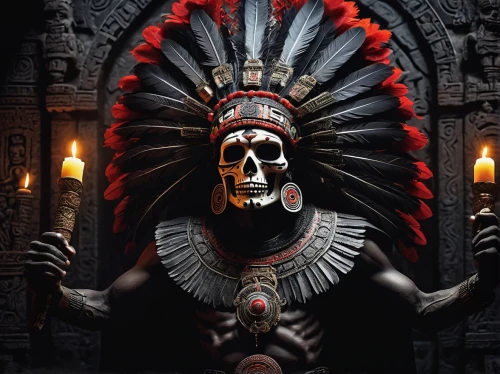 tezcatlipoca,aztec,bhairava,aztecas,tlaloc,pakal,ashkali,shrinathji,azteca,aztecs,huitzilopochtli,mictlan,raavan,mahishasura,mesoamerican,kalima,vitthal,bhairav,muertos,mesoamerica,Illustration,Black and White,Black and White 23