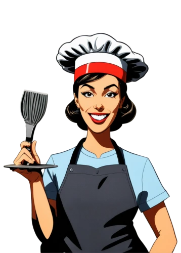 pastry chef,whisking,retro 1950's clip art,workingcook,waitress,foodmaker,chef,men chef,cleaning woman,housewife,cucina,girl in the kitchen,cocina,hairnet,maidservant,chef hat,roadchef,restaurateur,manageress,chef's hat,Illustration,Vector,Vector 14