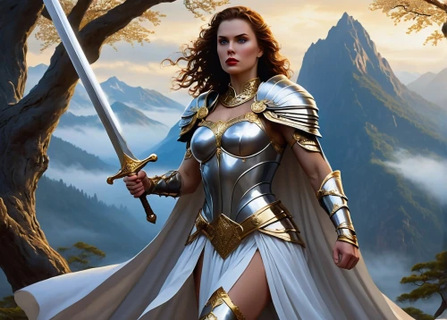 female warrior,sigyn,thorhild,elspeth,noldor,krietor,warrior woman,frigga,paladin,sisoulith,yavana,etheria,heroic fantasy,caramon,jaina,arianrhod,oerth,mervat,hippolyta,asenath,Conceptual Art,Fantasy,Fantasy 07