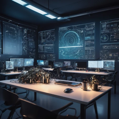 computer room,the server room,control center,control desk,research station,cyberscene,cyberview,cybercafes,ufo interior,cyberinfrastructure,computer workstation,supercomputer,supercomputers,fractal design,arktika,hackerspace,computerworld,cyberport,spaceship interior,cyberscope,Art,Classical Oil Painting,Classical Oil Painting 03