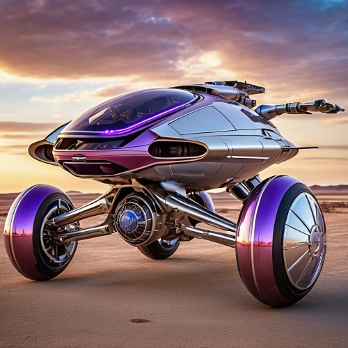 vanu,skycar,futuristic car,runabout,trike,jetform,vehicule,grooverider,speeder,concept car,superbus,needler,super bike,aerodyne,beach buggy,netcruiser,aerotaxi,heavy motorcycle,alien ship,road cruiser,Photography,General,Realistic