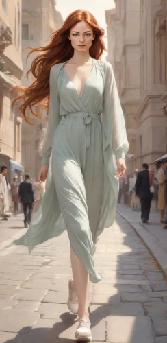 woman walking,bobinska,niffenegger,margairaz,sprint woman,muumuu,kategaya,run,florentina,paderina,chiffon,melisandre,girl walking away,anfisa,florence,running fast,prancing,girl in a long dress,dansereau,cgi,Digital Art,Classicism