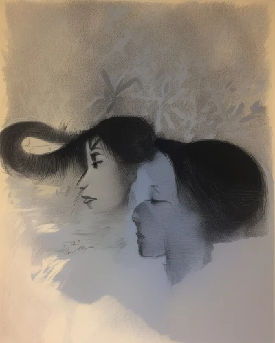 ugetsu,geishas,homogenic,mezzotints,cocorosie,underpainting,tretchikoff,jianfeng,mulan,kunqu,okimoto,mezzotint,sakimoto,hirschfeld,airbrushing,handmaiden,damxung,consorts,charcoal drawing,muszaphar,Illustration,Black and White,Black and White 08