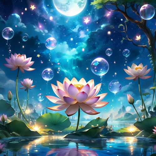 water lotus,water lilies,waterlily,lotus blossom,waterlilies,water lily,flower of water-lily,lotus flowers,blooming lotus,lotuses,lotus flower,lotus pond,lotus on pond,water lilly,stone lotus,white water lilies,lotus hearts,pond flower,flower water,magic star flower,Illustration,Realistic Fantasy,Realistic Fantasy 01