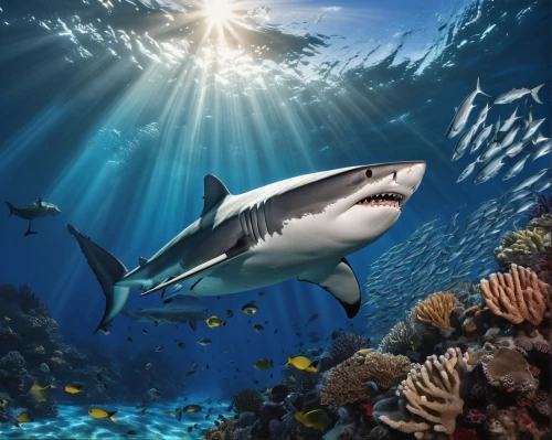 great white shark,requin,underwater background,carcharhinus,carcharodon,temposhark,blacktip,whitetip,tigershark,tiburones,megalodon,underwater world,houndshark,shark,sea life underwater,marine animal,sea animals,macrocephalus,sea animal,ocean background,Photography,Artistic Photography,Artistic Photography 15