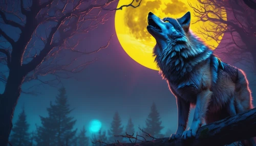 howling wolf,werewolve,werewolves,werewolf,blackwolf,lycanthropy,lycanthrope,wolfen,howl,wolfes,lycanthropes,loup,wolfsangel,wolves,blue moon,halloween background,werwolf,wolfs,european wolf,fenrir,Conceptual Art,Sci-Fi,Sci-Fi 27