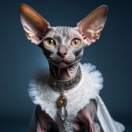 sphynx,hrh,animals play dress-up,archduchess,noblewoman,fledermaus,cat pageant,kittani,catiline,peccatte,purgatoire,abyssinian cat,cat portrait,catino,cathair,emperatriz,mcgonagall,dowager,raja,catsoulis,Photography,General,Natural