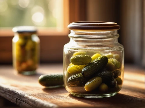 homemade pickles,pickled cucumbers,mixed pickles,gherkins,pickles,pickling,fish oil capsules,pickleweed,gherkin,olive in the glass,olive butter,glass jar,snake pickle,jar,jars,giardiniera,gherardesca,nutraceutical,empty jar,olives,Conceptual Art,Sci-Fi,Sci-Fi 08