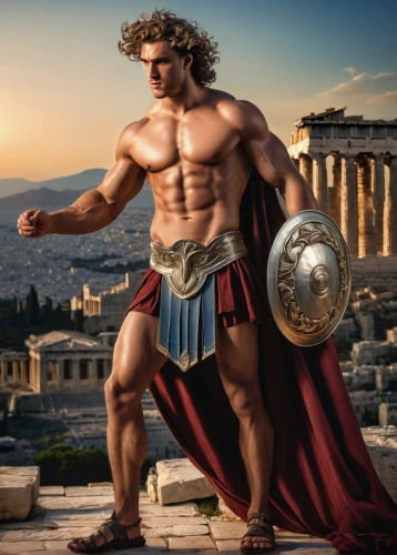 themistocles,greek god,eurypylus,pheidippides,herakles,polykleitos,hellenistic,helaman,greek mythology,antinous,roman history,greeks,menelaus,macedonicus,rhodian,thermopylae,aegeus,athenian,philoctetes,gladiator,Art,Classical Oil Painting,Classical Oil Painting 36