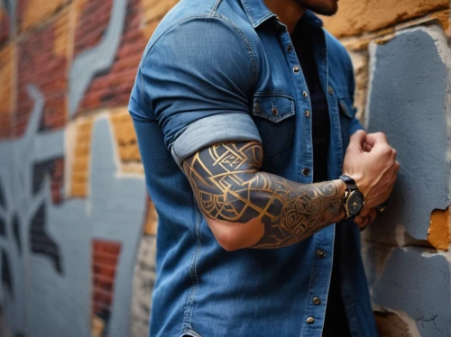 denim background,sleeves,denim fabric,sleeve,tatoos,tattooed,tattoos,jeans background,tatts,chambray,shirtsleeves,men's wear,sleeved,tattoed,tattooist,jeans pattern,with tattoo,denim labels,brick wall background,bluejeans,Photography,Documentary Photography,Documentary Photography 12