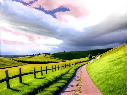 pathway,palouse,landscape background,the mystical path,the path,heaven gate,cloudstreet,winding road,footpath,footpaths,country road,virtual landscape,rural landscape,path,hiking path,paths,rolling hills,throughway,wansdyke,chemin,Art,Artistic Painting,Artistic Painting 33