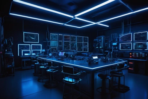 computer room,the server room,laboratory,lab,cyberscene,ufo interior,computerized,computer workstation,spaceship interior,modern office,cyberview,cybersmith,cyberpatrol,neon human resources,cyberscope,cyberia,computerworld,laboratories,cyberarts,blue room,Illustration,Japanese style,Japanese Style 21