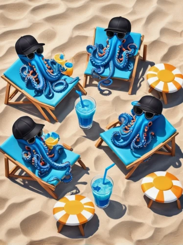 beach furniture,beach chairs,holidaymakers,deckchairs,summer beach umbrellas,cabanas,sunbeds,beach defence,vacansoleil,sunscreen,beach buggy,sandrart,sunbathers,summer icons,sandlots,dakhla,sunbed,sand art,sandaune,bronzing,Unique,3D,Isometric