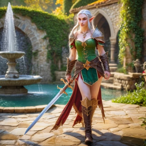 ekatarina,merlakia,katarina,viera,elona,palla,lalazarian,jaina,shadrake,elf,zelda,zarina,krietor,mera,eldena,alera,valla,leona,rafaela,gwendolyn,Conceptual Art,Fantasy,Fantasy 31