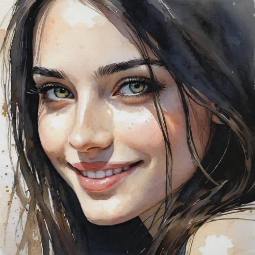 girl portrait,donsky,kreuk,digital painting,andreasberg,dennings,rgd,ana,face portrait,etty,woman portrait,kordic,zhulin,a girl's smile,girl drawing,evgenia,photo painting,romantic portrait,painting,young woman,Illustration,Paper based,Paper Based 05