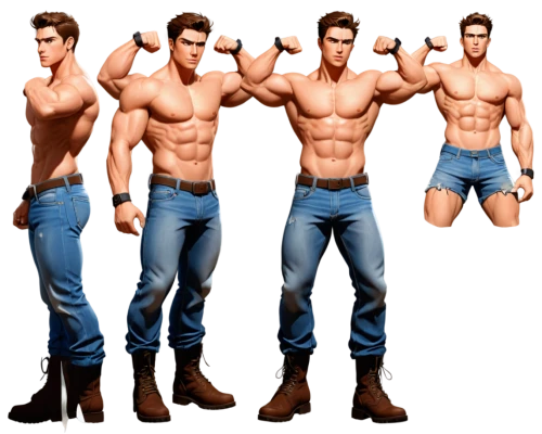 male poses for drawing,3d man,musclemen,muscleman,derivable,3d figure,male character,redfield,kenshiro,muscle icon,jeans background,hrithik,chippendales,baras,hunky,jean,body building,kazuya,torsos,muscle man,Unique,Design,Character Design