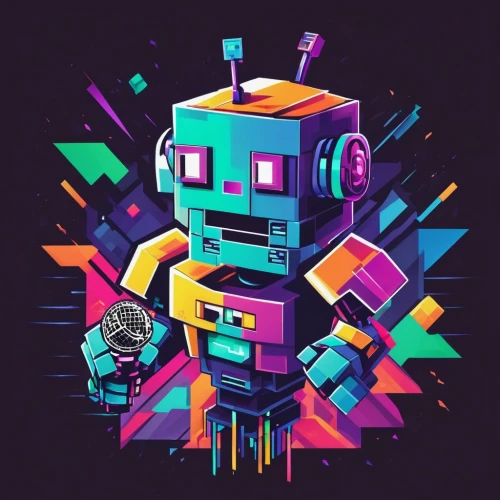 robot icon,bot icon,vector illustration,robotic,robotron,robot,robotlike,minibot,bot,vector art,80's design,chatterbot,roboto,bender,robots,lambot,ibot,vector graphic,barbot,kbot,Unique,Pixel,Pixel 03