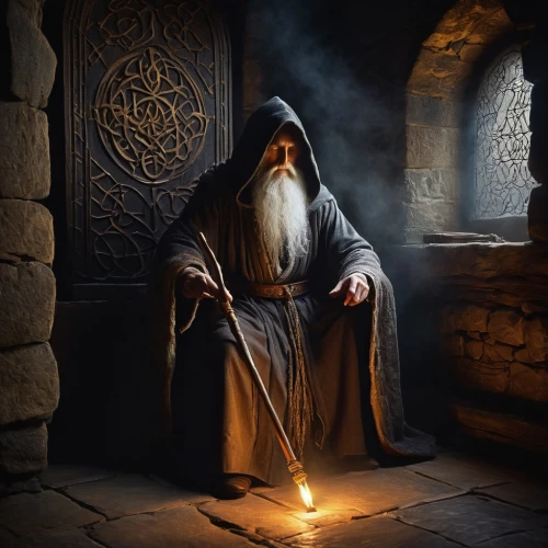 balkhi,sorcerer,middle eastern monk,thingol,krekar,gandalf,the abbot of olib,cadfael,conjurer,candlemaker,seregil,qatada,blacksmith,serjani,raistlin,khaldun,monk,archmage,persian poet,prospero,Conceptual Art,Fantasy,Fantasy 10