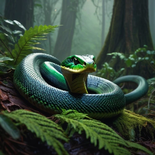 green python,green tree snake,green tree python,green snake,emerald lizard,anaconda,emperor snake,green mamba,trimeresurus,anacondas,tree snake,verde,liophis,gree tree python,pitviper,tree python,king cobra,green wallpaper,serpent,cuban emerald,Conceptual Art,Sci-Fi,Sci-Fi 23