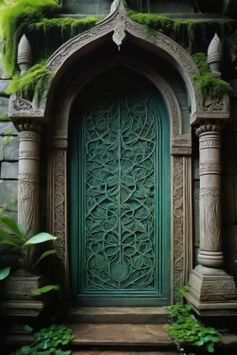 garden door,portal,iron door,wood gate,hrab,mihrab,wooden door,old door,doorway,darwaza,front door,main door,carved wall,fairy door,doorways,darwazeh,the door,the threshold of the house,church door,mausoleum,Conceptual Art,Sci-Fi,Sci-Fi 18