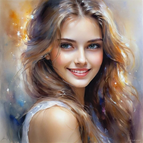 girl portrait,alia,photo painting,young woman,beautiful young woman,evgenia,radha,romantic portrait,nana,world digital painting,yulia,portrait background,teodorescu,girl drawing,oil painting,art painting,digital art,young girl,olesya,a girl's smile,Illustration,Paper based,Paper Based 11