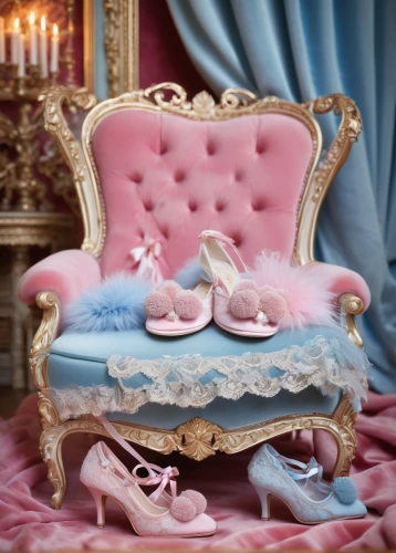 cendrillon,rococo,baby bed,malplaquet,the little girl's room,baby room,pink chair,lachapelle,soft furniture,cinderella shoe,doll house,doll shoes,porcelain dolls,peignoir,marquises,porcelaine,cinderellas,nursery decoration,babyland,daybed,Art,Classical Oil Painting,Classical Oil Painting 11