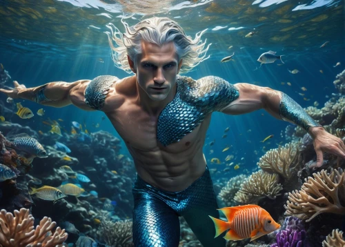 aquaman,ammerman,merman,mermen,merfolk,dammerman,atlantean,kammerman,god of the sea,poseidon,sea god,photo session in the aquatic studio,under the sea,underwater background,cousteau,freediver,ocean underwater,mermaid background,parnevik,namor,Conceptual Art,Oil color,Oil Color 05