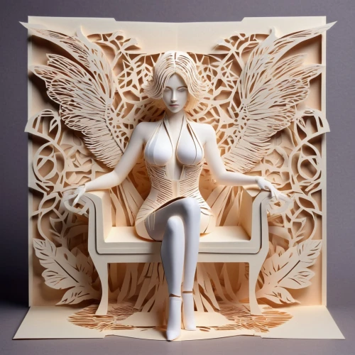 wood angels,woodcarving,wood carving,angel figure,paper art,allies sculpture,3d figure,angel gingerbread,wood art,angel statue,baroque angel,3d fantasy,3d art,carved wood,made of wood,sculpt,edmonia,3d model,sculpting,belldandy,Unique,Paper Cuts,Paper Cuts 03