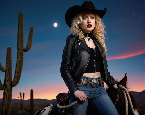 cowgirl,horsewoman,cowgirls,cowpoke,leather hat,cowboy bone,rodeo,sheriff - clark country nevada,western riding,rancher,cow boy,sheriff,intrawest,desert background,jolene,western,bundys,tuscon,joanne,mccurdy,Illustration,Paper based,Paper Based 27