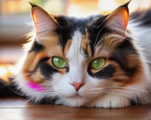 calico cat,pink cat,calico,cute cat,golden eyes,feline look,cat's eyes,breed cat,mayeux,cat eyes,siberian cat,the pink panter,cat kawaii,cat eye,cat with eagle eyes,cat image,green eyes,cat look,cat resting,neapolitan,Conceptual Art,Fantasy,Fantasy 13