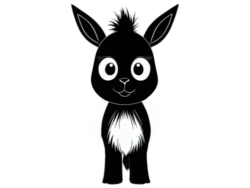 cartoon rabbit,cartoon bunny,mouse silhouette,lepus,babbit,rabbit,rabbitte,bunni,lampblack,lapine,bunnicula,dark portrait,black background,rabbo,jack rabbit,lapin,brown rabbit,myxomatosis,vnaf,rabbitt,Conceptual Art,Fantasy,Fantasy 10