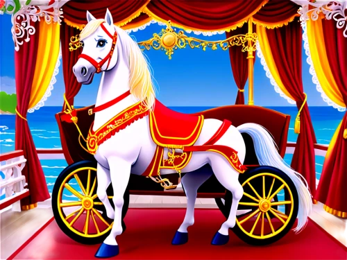 horse carriage,carousel horse,carrozza,carriage,saddlebred,horse-drawn carriage,horsecar,carnival horse,arabian horse,horse-drawn carriage pony,horse drawn carriage,horsecars,carriage ride,wooden carriage,a white horse,equato,clydesdale,horseplayer,horse drawn,arabian horses,Illustration,Realistic Fantasy,Realistic Fantasy 19