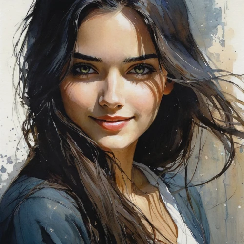 girl portrait,donsky,young woman,girl drawing,kreuk,young girl,portrait of a girl,oil painting,jeanneney,yuriev,zhulin,ana,romantic portrait,mystical portrait of a girl,woman portrait,ilanthiriyan,girl in cloth,asian woman,seni,girl on a white background,Illustration,Paper based,Paper Based 05