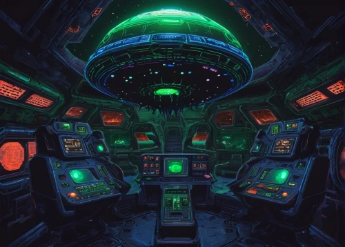 spaceship interior,ufo interior,the interior of the cockpit,cockpit,spaceship space,nostromo,sulaco,flightdeck,airlock,technodrome,sci fi,gravemind,cockpits,battlezone,spaceway,spaceland,scifi,sector,sci - fi,spacelab,Illustration,Realistic Fantasy,Realistic Fantasy 47