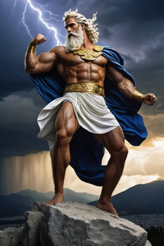 thors,bhishma,poseidon,god of thunder,parashuram,kamehameha,zeus,parashurama,god of the sea,thunderer,kablan,bugenhagen,raoh,ossian,herakles,mahabali,thorbjorn,vishwamitra,thordur,yvain,Illustration,Retro,Retro 26