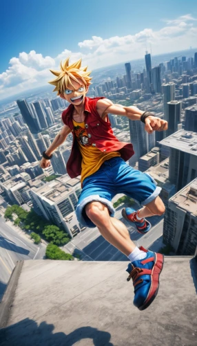 jump,boruto,tenkrat,kazungula,my hero academia,flying noodles,ran,natrun,shonen,toshinori,killua hunter x,luffy,anime 3d,kick,jumping,hadouken,hausser,skipping,highflier,parkour,Illustration,Abstract Fantasy,Abstract Fantasy 09