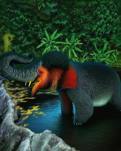 restoration,cetiosaurus,apatosaurus,sauropodomorphs,titanosaurian,maiasaura,titanosaurus,lystrosaurus,alamosaurus,camarasaurus,saurolophus,mamenchisaurus,megafauna,dryptosaurus,leiothrichidae,mesoproterozoic,pachycephalosaurs,saltasaurus,titanosaurs,prosauropod,Illustration,Realistic Fantasy,Realistic Fantasy 45