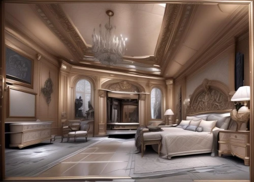 ornate room,great room,chambre,luxury home interior,victorian room,bedchamber,neoclassical,luxury hotel,staterooms,interior decoration,sleeping room,bridal suite,luxury bathroom,danish room,chambres,interior decor,interior design,3d rendering,palatial,ritzau