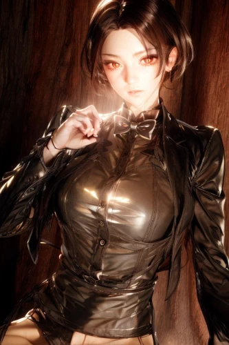 sepia,asami,reiko,tsuneo,fujiko,witchblade,chun,rubber doll,gantz,virtua,mgs,catsuit,leather texture,asako,mileena,gold color,metallic,junji,latex,yasuko