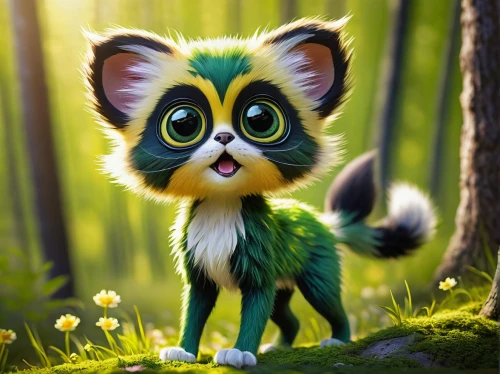 cute cartoon character,bushbaby,sylbert,aaaa,pancham,ringtail,alberty,madagascan,cartoon animal,tamarin,cartoon cat,lemur,timon,poupard,cute animal,cute cartoon image,genet,racoon,greenie,raccoon,Photography,Documentary Photography,Documentary Photography 36