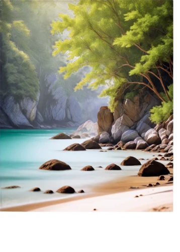 beach landscape,landscape background,coastal landscape,nature background,beach scenery,mountain beach,background vector,dream beach,beautiful beaches,beautiful beach,sea landscape,rocky beach,nature wallpaper,cartoon video game background,seclude,tropical beach,greens beach,background view nature,tropical sea,an island far away landscape,Conceptual Art,Oil color,Oil Color 09