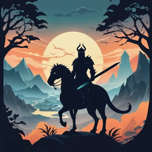 game illustration,bronze horseman,unicorn background,vector illustration,halloween background,foxhunting,mobile video game vector background,horseman,garrison,halloween vector character,quixotic,silhouette art,halloween illustration,dusk background,wolfsfeld,black horse,halloween silhouettes,sleipnir,vector art,background vector,Unique,Paper Cuts,Paper Cuts 05
