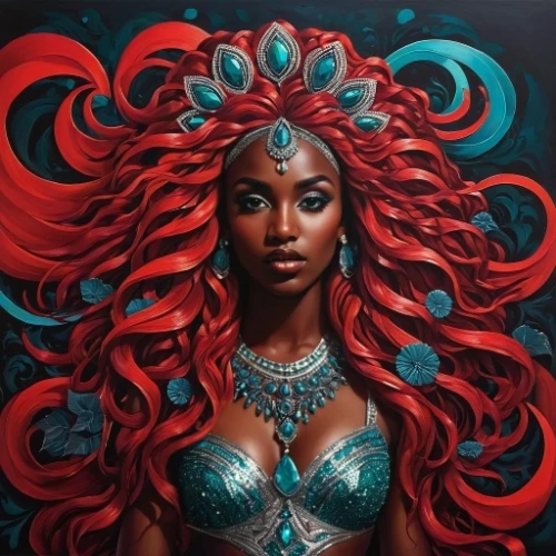 fantasy art,niobe,oshun,african woman,fantasy woman,vodun,african american woman,mera,sirena,medusa,binti,fantasy portrait,bodypaint,monique,black woman,afrofuturism,body painting,baoshun,bodypainting,ariel