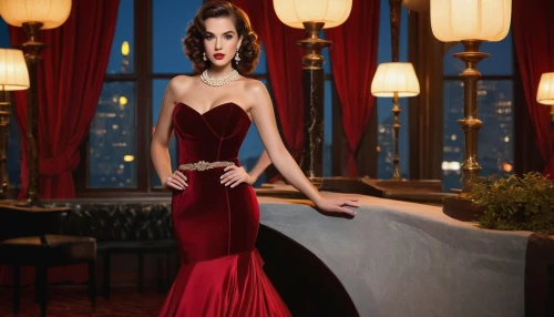 evening dress,red gown,lady in red,eveningwear,man in red dress,girl in red dress,elegante,duchesse,elegant,a floor-length dress,hathaway,baccarat,christmas gold and red deco,night view of red rose,elegantly,beren,elegance,vesper,oreiro,art deco woman,Illustration,American Style,American Style 09