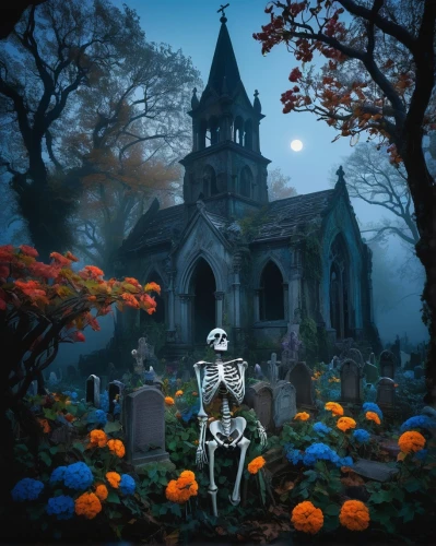resting place,graveside,graveyards,day of the dead frame,day of the dead skeleton,graveyard,burial ground,cemetry,old graveyard,memento mori,cemetary,halloween background,burials,days of the dead,haunted cathedral,helloween,all saints' day,halloween scene,vintage skeleton,grave arrangement,Photography,Fashion Photography,Fashion Photography 19