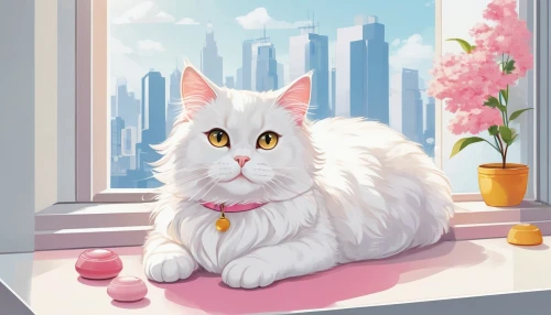 white cat,siberian cat,pink cat,snowbell,cats angora,himalayan persian,kitz,domestic cat,cute cat,cattery,cat vector,cat's cafe,korin,angora,tea party cat,flower cat,springtime background,eglantine,miao,mews,Unique,Design,Infographics