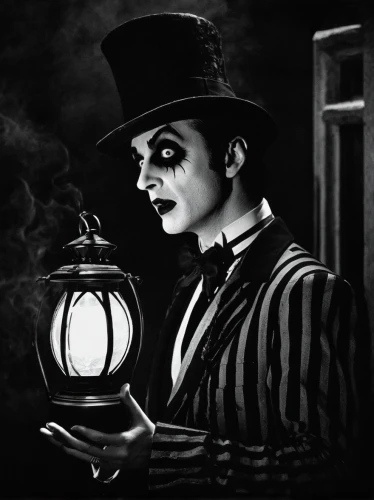 gaslight,ringmaster,gas lamp,lumenick,silent film,charlot,chaplin,film noir,charlie chaplin,zatara,drac,lamplighters,vaudevillian,zaroff,mistah,the magician,monoxide,silent screen,orlac,tourneur,Photography,Black and white photography,Black and White Photography 08